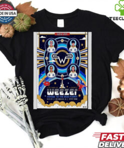 Weezer Voyage To The Blue Planet Oct 11 2024 Los Angeles, CA Poster Shirt