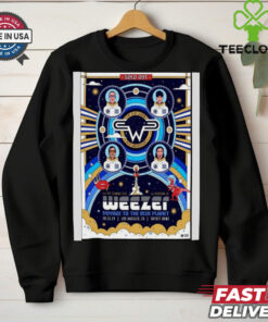 Weezer Voyage To The Blue Planet Oct 11 2024 Los Angeles, CA Poster Shirt