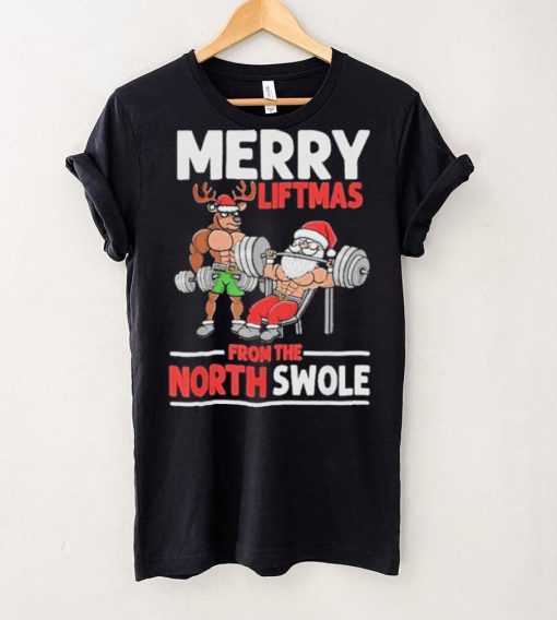 Weightlifting merry liftmas from north swole hoodie, sweater, longsleeve, shirt v-neck, t-shirt