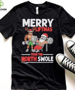 Weightlifting merry liftmas from north swole hoodie, sweater, longsleeve, shirt v-neck, t-shirt