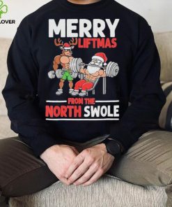 Weightlifting merry liftmas from north swole hoodie, sweater, longsleeve, shirt v-neck, t-shirt