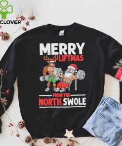 Weightlifting merry liftmas from north swole hoodie, sweater, longsleeve, shirt v-neck, t-shirt