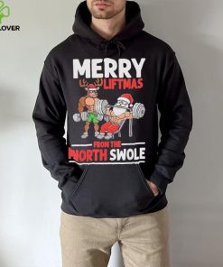 Weightlifting merry liftmas from north swole hoodie, sweater, longsleeve, shirt v-neck, t-shirt