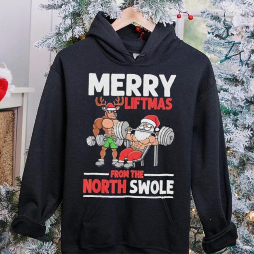 Weightlifting merry liftmas from north swole hoodie, sweater, longsleeve, shirt v-neck, t-shirt