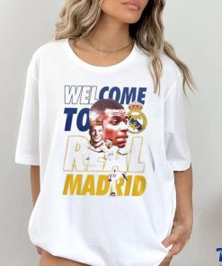 Welcom To Real Madrid Kylian Mbappe shirt