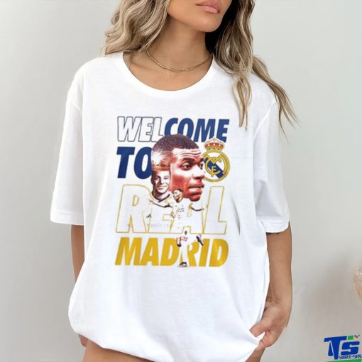Welcom To Real Madrid Kylian Mbappe shirt