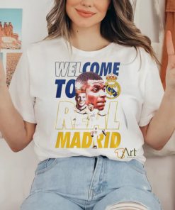 Welcom To Real Madrid Kylian Mbappe shirt