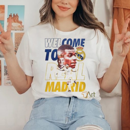 Welcom To Real Madrid Kylian Mbappe shirt