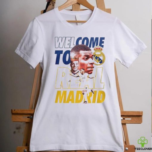 Welcom To Real Madrid Kylian Mbappe shirt