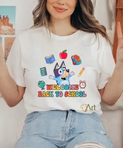 Welcome Back To School Bluey Cartoon shirt