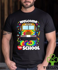 Welcome Back To School School Bus Driver Tye Die T Shirt