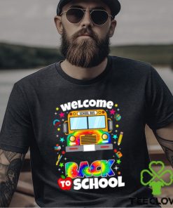 Welcome Back To School School Bus Driver Tye Die T Shirt