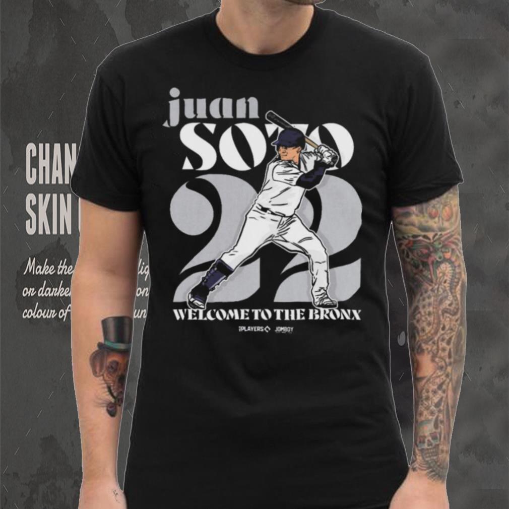 Welcome The Bronx Juan Soto 22 t shirt Welcome The Bronx Juan Soto 22 t shirt