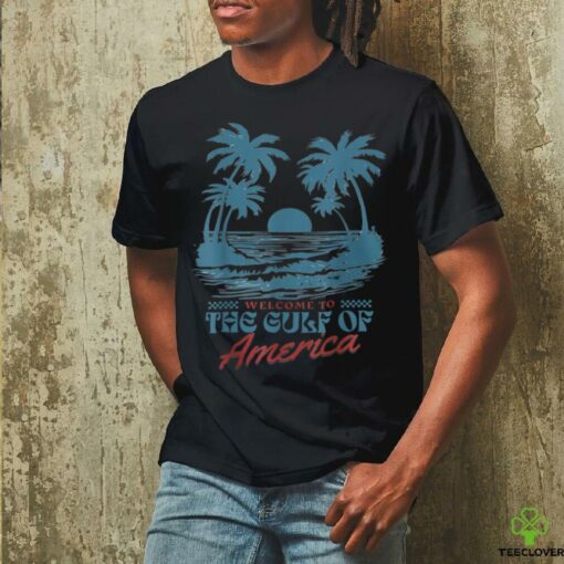 Welcome To America’s Gulf Beach Retro Gulf Of USA America T Shirt