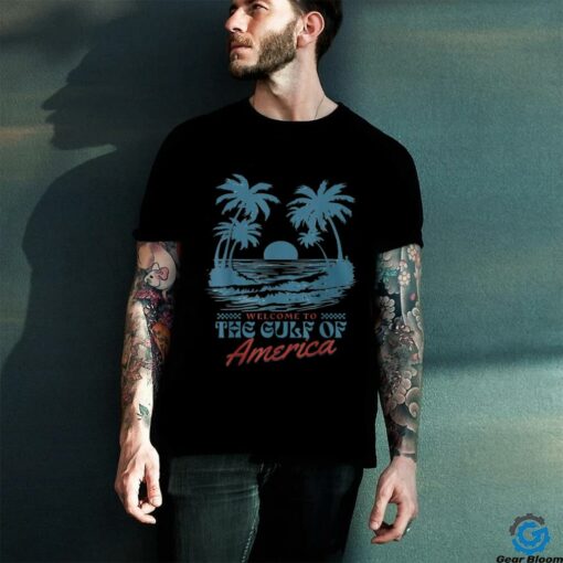 Welcome To America’s Gulf Beach Retro Gulf Of USA America T Shirt