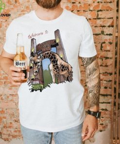 Welcome To Giraffic Park T Shirt