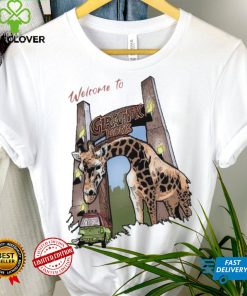 Welcome To Giraffic Park T Shirt