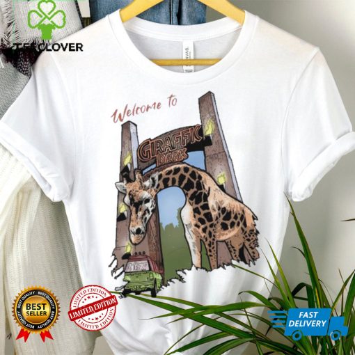 Welcome To Giraffic Park T Shirt