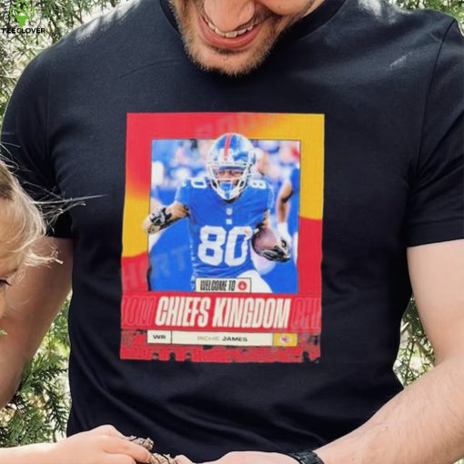 Welcome To Kansas City Chiefs Richie James NFL T Shirt