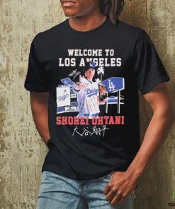 Welcome To Los Angeles Dodgers Shohei Ohtani Signature Shirt
