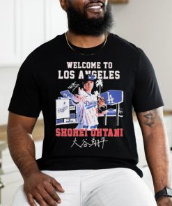 Welcome To Los Angeles Dodgers Shohei Ohtani Signature Shirt