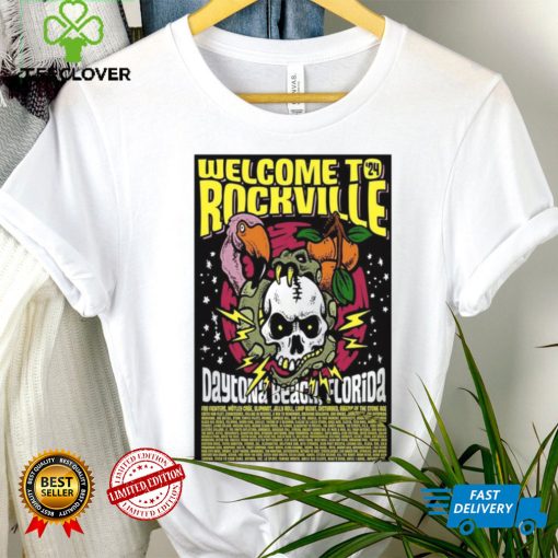 Welcome To Rockville 2024 Daytona Beach FL Poster t hoodie, sweater, longsleeve, shirt v-neck, t-shirt