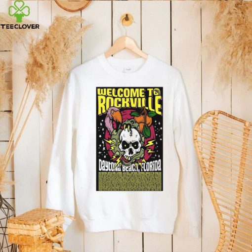 Welcome To Rockville 2024 Daytona Beach FL Poster t hoodie, sweater, longsleeve, shirt v-neck, t-shirt