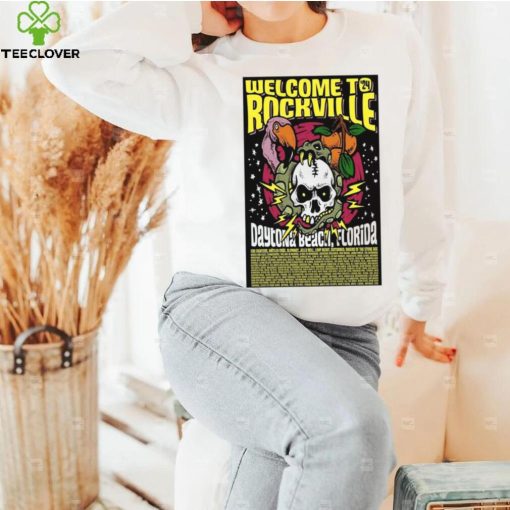 Welcome To Rockville 2024 Daytona Beach FL Poster t hoodie, sweater, longsleeve, shirt v-neck, t-shirt