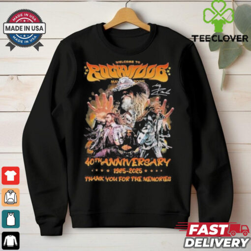 Welcome To Rockville 40th Anniversary 1985 2025 Thank You For The Memories Signatures Shirt