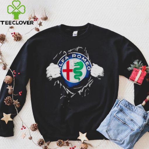 Welcome the new look of Alfa Romeo logo shirt