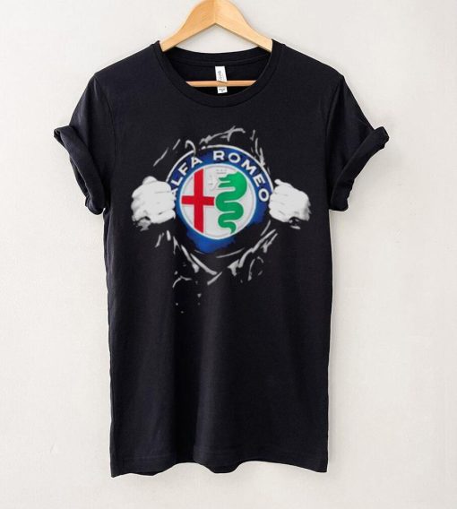 Welcome the new look of Alfa Romeo logo shirt