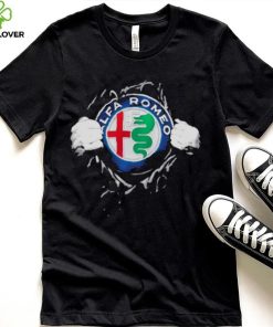 Welcome the new look of Alfa Romeo logo shirt