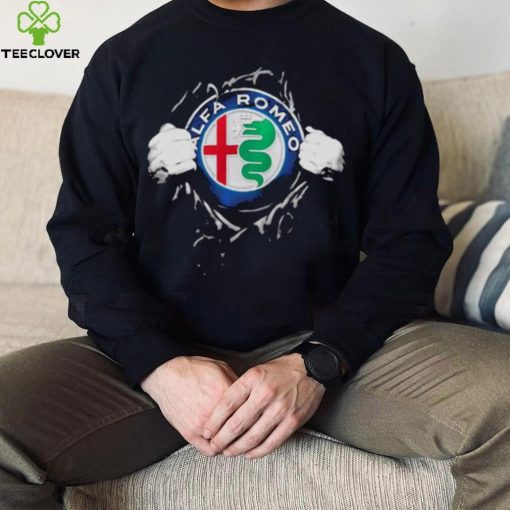 Welcome the new look of Alfa Romeo logo shirt