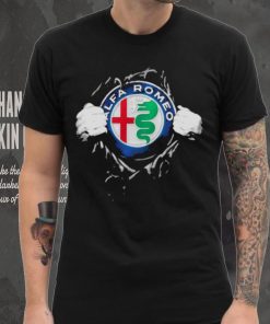 Welcome the new look of Alfa Romeo logo shirt