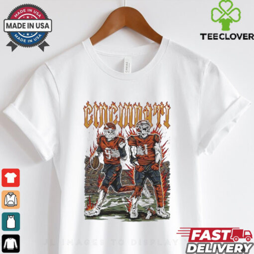 Welcome to Cincinnati Bengals Football skeleton players shirt