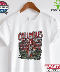 Welcome to Columbus Football skeleton player shirt