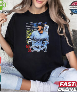 Welcome to Dodger Stadium 1000 vin scully avenue Shohei Ohtani 50 Home Runs 50 Stolen Bases shirt