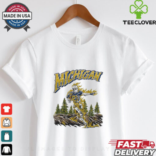 Welcome to Michigan Wolverines Football skeleton player shirt
