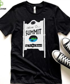 Welcome to Summit enjoy the great outdoors shirt