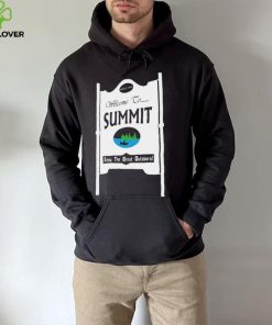 Welcome to Summit enjoy the great outdoors hoodie, sweater, longsleeve, shirt v-neck, t-shirt