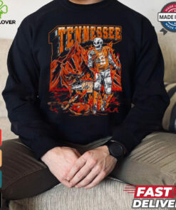 Welcome to Tennessee Volunteers Football skeleton player shirt