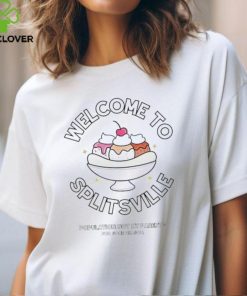 Welcome to splitsville population not my parents for some reason ice cream shirt