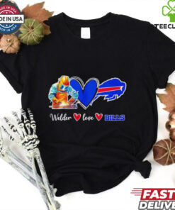 Welder love Buffalo Bills heart shirt