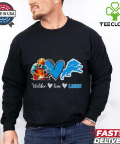 Welder love Detroit Lions shirt