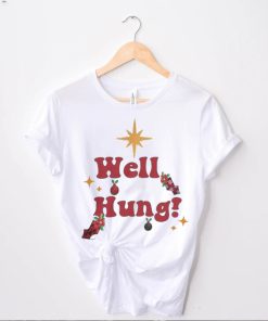 Well hung Christmas t shirt