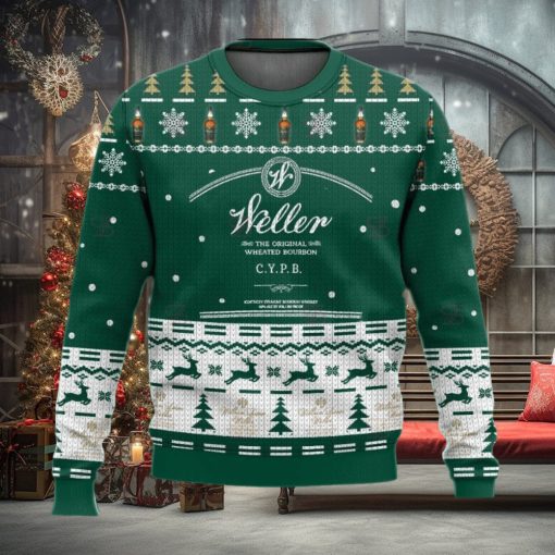 Weller Bourbon Ugly Sweater Christmas 3D Printed