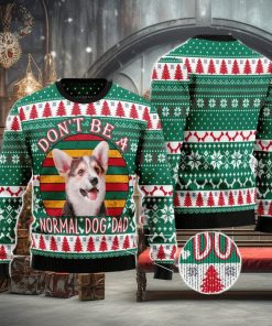 Welsh Corgi Dog Dad Ugly Christmas Sweater Christmas Noel Gift