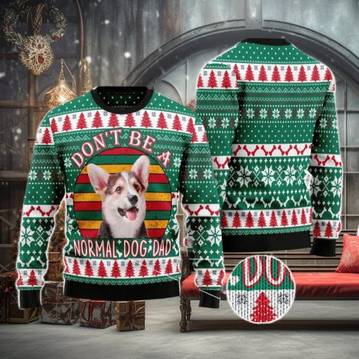 Welsh Corgi Dog Dad Ugly Christmas Sweater Christmas Noel Gift