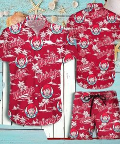 Wendy’s Tropical Flower Aloha Hawaiian Shirt, Short Unique Gift