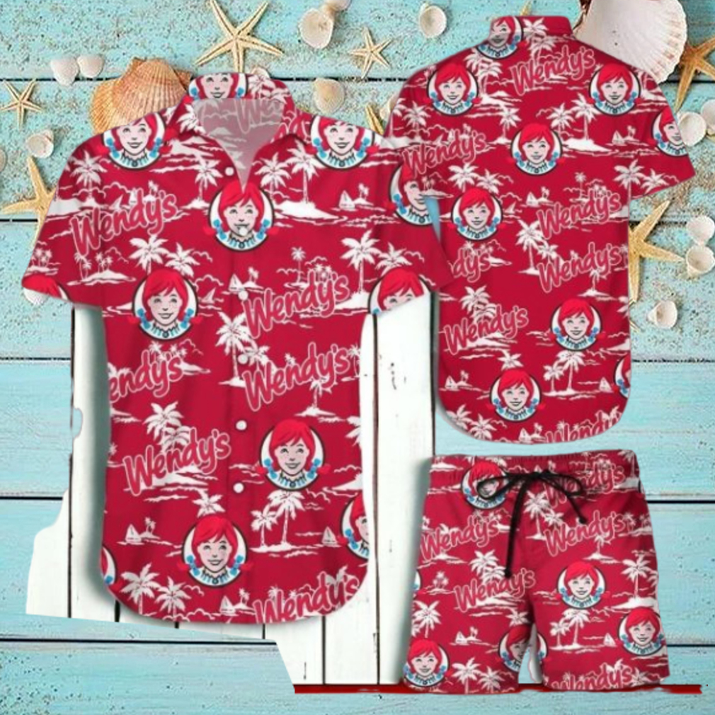 Wendy’s Tropical Flower Aloha Hawaiian Shirt, Short Unique Gift Wendy’s Tropical Flower Aloha Hawaiian Shirt, Short Unique Gift